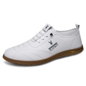 Туфли мужские Men"s Casual Men Low-Top Playboy, белый