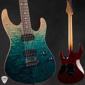 Suhr Modern Лимитированная серия с установочным грифом - Бирюзовый градиент