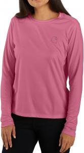 Футболка Carhartt Women's 106632 Women's Force Sun Defender Relaxed, Woodrose