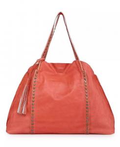 Женская сумка-тоут из натуральной кожи цвета березы OLD TREND, розовый