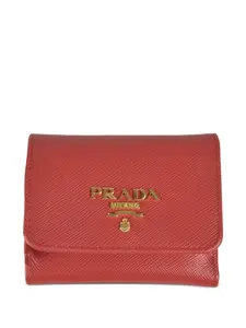Кошелек с логотипом Prada, красный