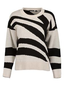 Пуловер Blue Seven Pullover, цвет Creme/Schwarz