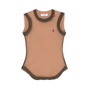 Топ The Attico Reese Tank Top 'Faded Terracotta', желто-коричневый