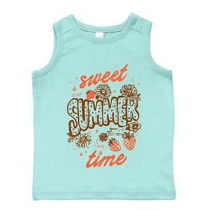 Детский топ Sweet summer time strawberry The Juniper Shop, Seafoam