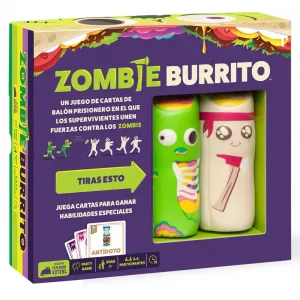 Детская настольная игра Asmodee Zombie Burrito, прозрачный