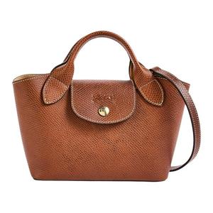 LONGCHAMP Текстурированная кожаная мини-сумка