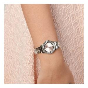 Часы CASIO Stainless Steel BandWaterproof Stainless Steel Strap Pink Analog, розовый