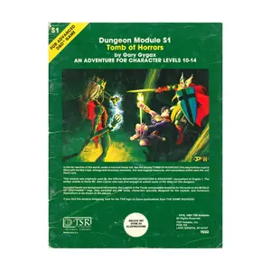 Модуль Tomb of Horrors (5th Printing, Green), Advanced Dungeons & Dragons (1st Edition) - Modules & Adventures - S Series