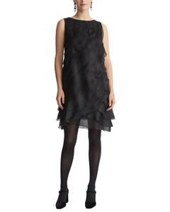 Многослойное шелковое платье А-силуэта Lafayette 148 New York Lafayette 148 New York, черный