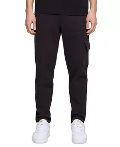 Мужские флисовые брюки-карго ESS Regular-Fit с тисненым логотипом Puma, черный