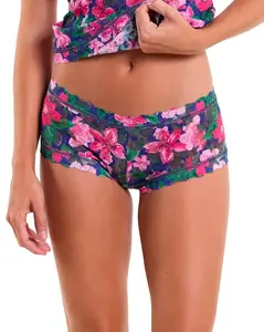 Купальные шорты из кружевной ткани средней посадки Hanky Panky, синий