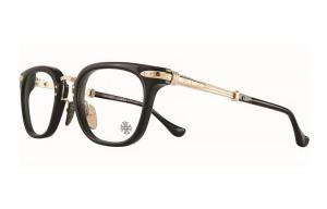 Chrome Hearts Оправы для очков из пластика и металла неправильной формы унисекс черные