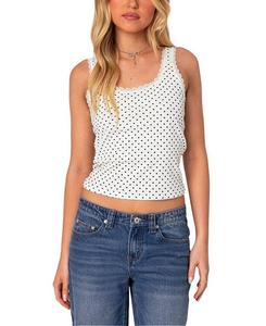 Майка с принтом Edikted Lover Girl, белый