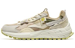 Мужские кроссовки Lifestyle с низким верхом из хлопка белого/солодового светло-коричневого цвета Erke