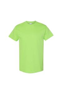 Футболка из плотного хлопка с короткими рукавами Gildan, зеленый