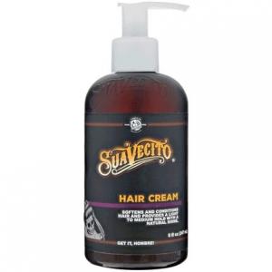 Крем для волос 8 унций Бутылка-дозатор Средний блеск Легкая фиксация на весь день Suavecito