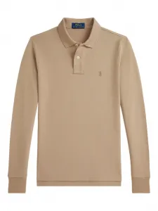 Рубашка поло с длинными рукавами POLO RALPH LAUREN KIDS, нейтральный