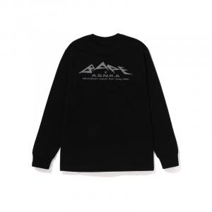 Футболка с принтом логотипа A BATHING APE, черная