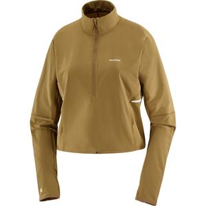 Свитшот SENSE AERO женский SALOMON, оливковый