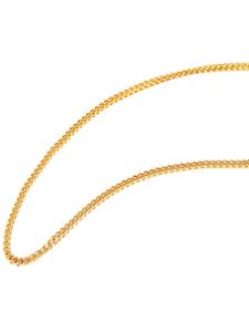 Adeliás Колье унисекс из нержавеющей стали, 60 см, золотое