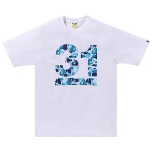 Футболка BAPE A Bathing Ape 31st Anniv. ABC Camo Tee, White/Blue