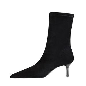 Dunnu Женские черные зимние ботинки на шнуровке с меховой подкладкой, цвет Black, Fleece-Lined