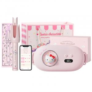 Пояс для прогревания живота Sanrio, op4 abdominal heating belt-hello kitty smart edition+hello kitty curling iron sanrio box