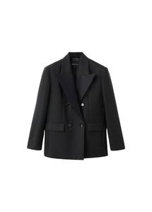 Блейзер MANGO Beverly, черный