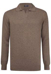 Свитер с v-образным вырезом Jimmy Sanders Sweater, коричневый