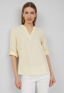 Блуза MIT TURN-UP s.Oliver, светло-желтый