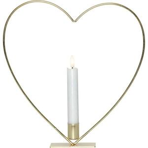 Декоративная настольная лампа Start Trading Flamme Heart цвет messing