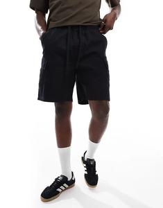 Шорты-бермуды Pull&Bear черного цвета