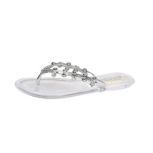 Шлепанцы женские TAFN, Silver