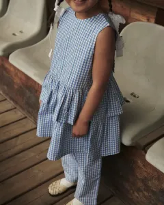 Пижамные штаны Copenhagen Colors, Blue Houndstooth Mini