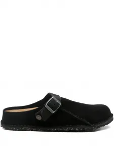 Слиперы Lutry с пряжкой Birkenstock, черный