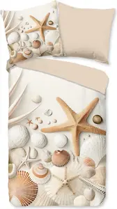 Пододеяльник Good Morning 135x200 + 1* 80x80 см - Пляж/морская звезда Muller Textil