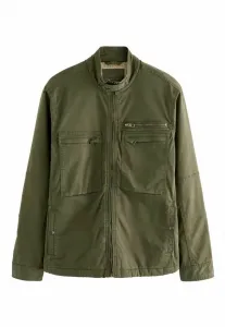 Куртка-Рубашка прямого кроя с подкладкой, для межсезонья Next, Khaki Green