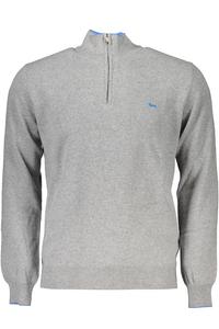 Мужской свитер Harmont & Blaine с воротом на молнии и кашемиром, серый