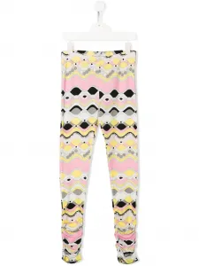 Легинсы с принтом PUCCI Junior, розовый