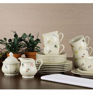 Кофейный сервиз Seltmann Weiden Marie Luise Sea of ​​Flowers 20 шт, белый