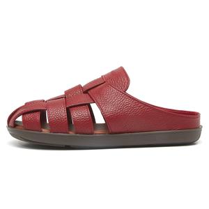 OULISASI Женские красные закрытые тапочки, цвет Red