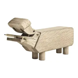 Kay Bojesen Denmark Деревянная фигурка бегемота Кей Божесен, Дания, дуб