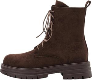 Женские модные ботильоны LYYSKY с круглым носком и невысоким каблуком 4 см, короткие ботинки в винтажном стиле, черные и коричневые, размеры US4-US9.5