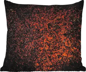 Подушка для улицы - Ржавчина - Бронза - Тарелка - 60x60 см - Устойчива к атмосферным воздействиям - Подушка для отдыха - Декоративная подушка - Подушка для сна MuchoWow