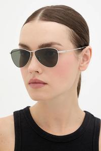 Солнцезащитные очки VESPER Saint Laurent, серебряный