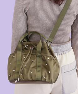 Мини-сумка CONTROL FREAK с заклепками, цвет Khaki