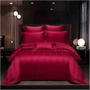 YUSIWOAL Комплект постельного белья из египетского хлопка жаккард дамаск золотисто-зеленый