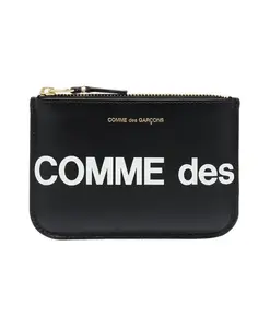 Огромный кошелек с логотипом Comme Des Garã§Ons, черный