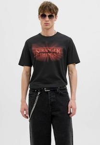 Футболка Jack & Jones GEDRUCKT RUNDHALSAUSSCHNITT , Black