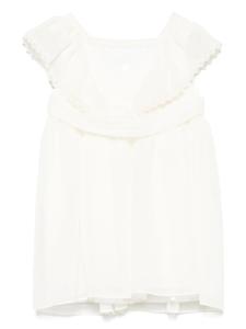 Платье с логотипом Patachou, нейтральный